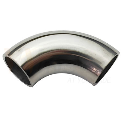 1.2mm 1.5mm Độ dày 201 304 316 lớp gương bề mặt satin 15.9mm OD thép không gỉ tay kéo khuỷu tay 55mm chiều dài cung