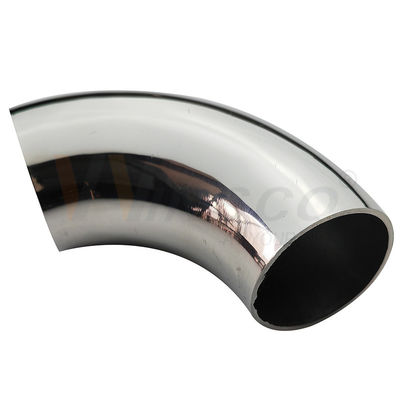 AISI 201 304 316 Kính Satin Inox ống kết nối 1 1/2' 38.1mm OD thép không gỉ Railing khuỷu tay 98mm 120mm Arc