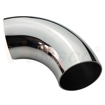 Dễ lắp đặt SS 201 304 316 Mirror Satin Inox Thang phụ kiện 63.5mm 2 1/2 Inch OD Stainless Steel Handrail khuỷu tay