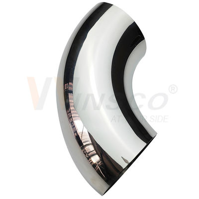 AISI 201 304 316 Mirror Satin 76.2mm 3 Inch OD Stainless Steel Handrail Cổ tay 1.2mm-2.0mm Độ dày