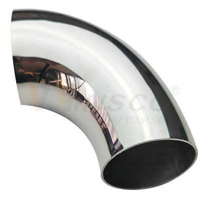 AISI 201 304 316 Mirror Satin 76.2mm 3 Inch OD Stainless Steel Handrail Cổ tay 1.2mm-2.0mm Độ dày