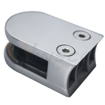 D Hình dạng clip cầu thang thép thô lớp 304 316 thép không gỉ Clamp thủy tinh cho 38.1mm 42.4mm 48.3mm 2' vòng hàng rào