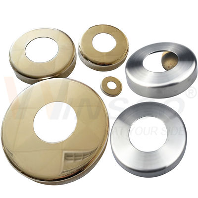 C304 C316 Stainless Steel Inox Balustrade Base Cover cho ống tròn 12,7mm 19mm 1'' 31,8mm 38.1mm 2'