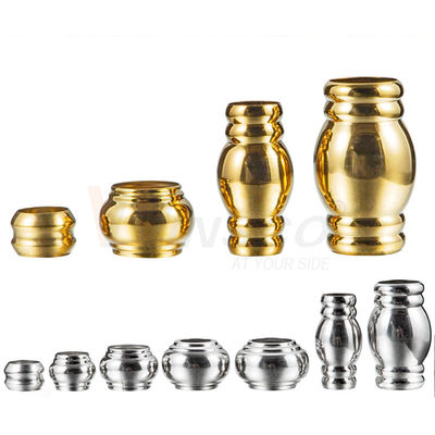 Mirror Silver Gold Stainless Railing Accessories SS 201 304 Stainless Steel Bamboo Joint Connector cho đường ống 19mm