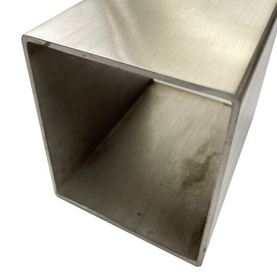 SUS 201 AISI 304 TP 316 Grade Size Inxo Thick Wall Tube 120mmx120mm Stainless Steel Square Pipe