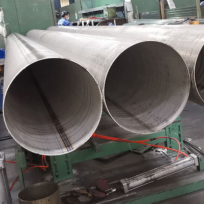 Chống nhiệt độ cao 159mm ống hàn không gỉ AISI201 304 316 đường kính lớn tròn thép không gỉ ống tường dày