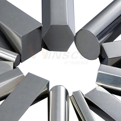 Các thông số kỹ thuật đầy đủ SUS 201 304 316 Thang thép thép không gỉ vòng Suqare Flat Hexagon Angle Channel Shape