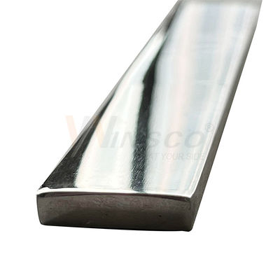Bề mặt tùy chỉnh 6 mét Cây hình chữ nhật Bạch kim không gỉ SS 201 304 316 Thép không gỉ đánh bóng