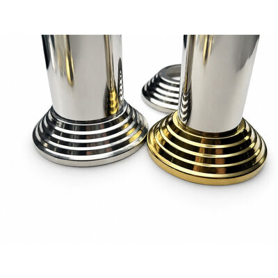 SS 201 304 Vòng tay không gỉ Phần mặt bằng bạc vàng thép không gỉ Nắp chân tay cho 19mm 1'' 2' 63.5mm Vòng Newel Post
