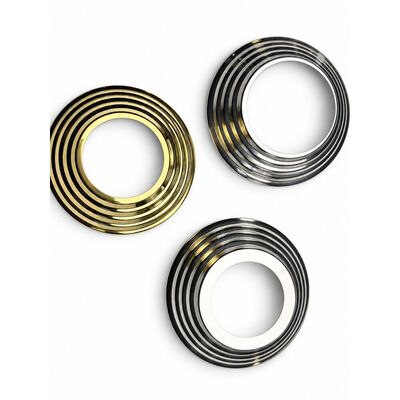 SS 201 304 Vòng tay không gỉ Phần mặt bằng bạc vàng thép không gỉ Nắp chân tay cho 19mm 1'' 2' 63.5mm Vòng Newel Post