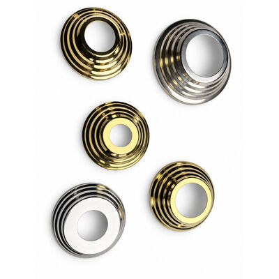 SS 201 304 Vòng tay không gỉ Phần mặt bằng bạc vàng thép không gỉ Nắp chân tay cho 19mm 1'' 2' 63.5mm Vòng Newel Post
