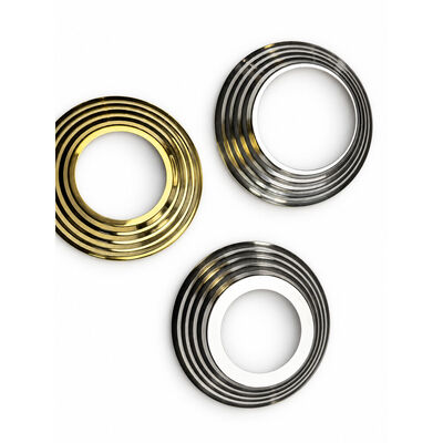 SS 201 304 Vòng tay không gỉ Phần mặt bằng bạc vàng thép không gỉ Nắp chân tay cho 19mm 1'' 2' 63.5mm Vòng Newel Post
