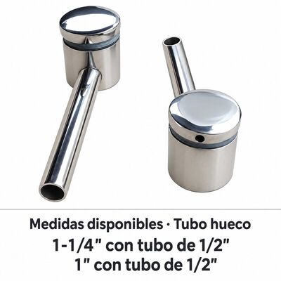 Braket Penyangga Kaca Stainless Steel untuk Sistem Pagar | Soporte para Vidrio