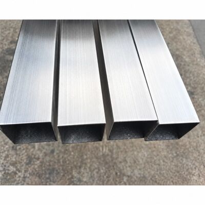50x50mm Satin Brushed Stainless Steel Square Tube ASTM A554 trong lớp 201, 304, 316