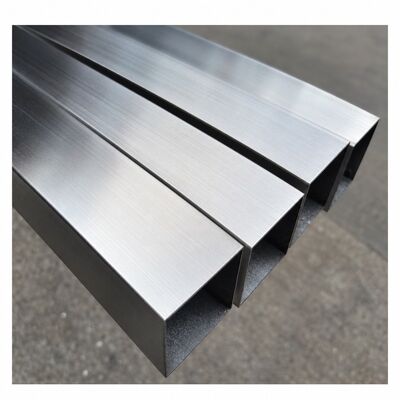 50x50mm Satin Brushed Stainless Steel Square Tube ASTM A554 trong lớp 201, 304, 316