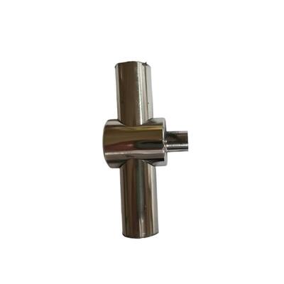 304 316 Thép không gỉ tay cầm thanh chéo cho đường ống vỉa hè tròn, lỗ mù và lỗ xuyên