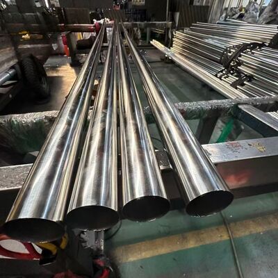 1 3/4 " 44.5mm Stainless Steel Round Pipe 0.4-3.0mm Độ dày tường 600 Grit Satin Finish 304 Tube không gỉ, 201/316L Tùy chọn