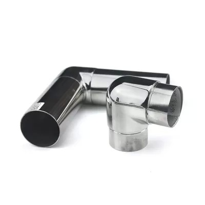 SS201, SS304 & SS316 Thép không gỉ 90 ° Cúp tay cầm ngắn cho ống tròn 25.4 ∼ 50.8 mm