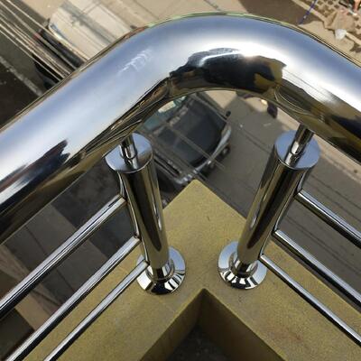 55mm Long Arc 19.1mm OD Stainless Steel Railing Elbow 201 304 316 Grade Inox Handrail phụ kiện