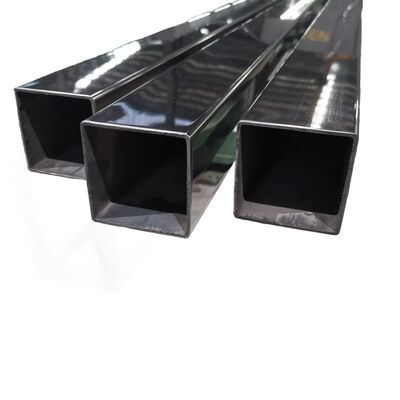 201 304 316 lớp ống xơ kim 100mmx100mm Cỡ lớn ống vuông thép không gỉ 1,5mm-5,0mm Độ dày
