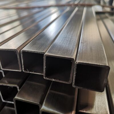 SUS 201 304 316 Mirror Satin Finished Inox Welded Pipe 0.7mm-3.5mm Độ dày ống hình vuông thép không gỉ 40mmx40mm