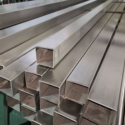 SUS 201 304 316 Mirror Satin Finished Inox Welded Pipe 0.7mm-3.5mm Độ dày ống hình vuông thép không gỉ 40mmx40mm