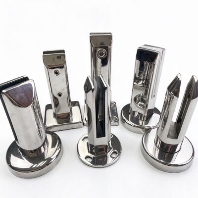 Chốt kính thép không gỉ 304/316 với lớp hoàn thiện gương/satin/vàng/đen cho hàng rào hồ bơi và lan can kính - Kích thước tùy chỉnh