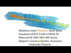 1219mmx2438mm JIS 201 304 316 Tấm chân tóc bằng thép không gỉ vàng titan