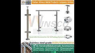 PHỤ KIỆN CẦU THANG THÉP KHÔNG GỈ WINSCO