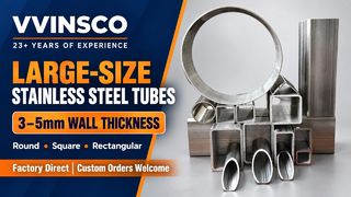 VVINSCO Ống Inox Tường Dày Kích Thước Lớn 3 -5mm
