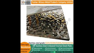 Suiprise Winsco Metal 8K Gương nước Tấm thép không gỉ hoàn thiện gợn sóng#mirrormetal#sheet#plate