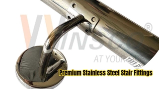Phụ kiện và phụ kiện cầu thang inox cao cấp